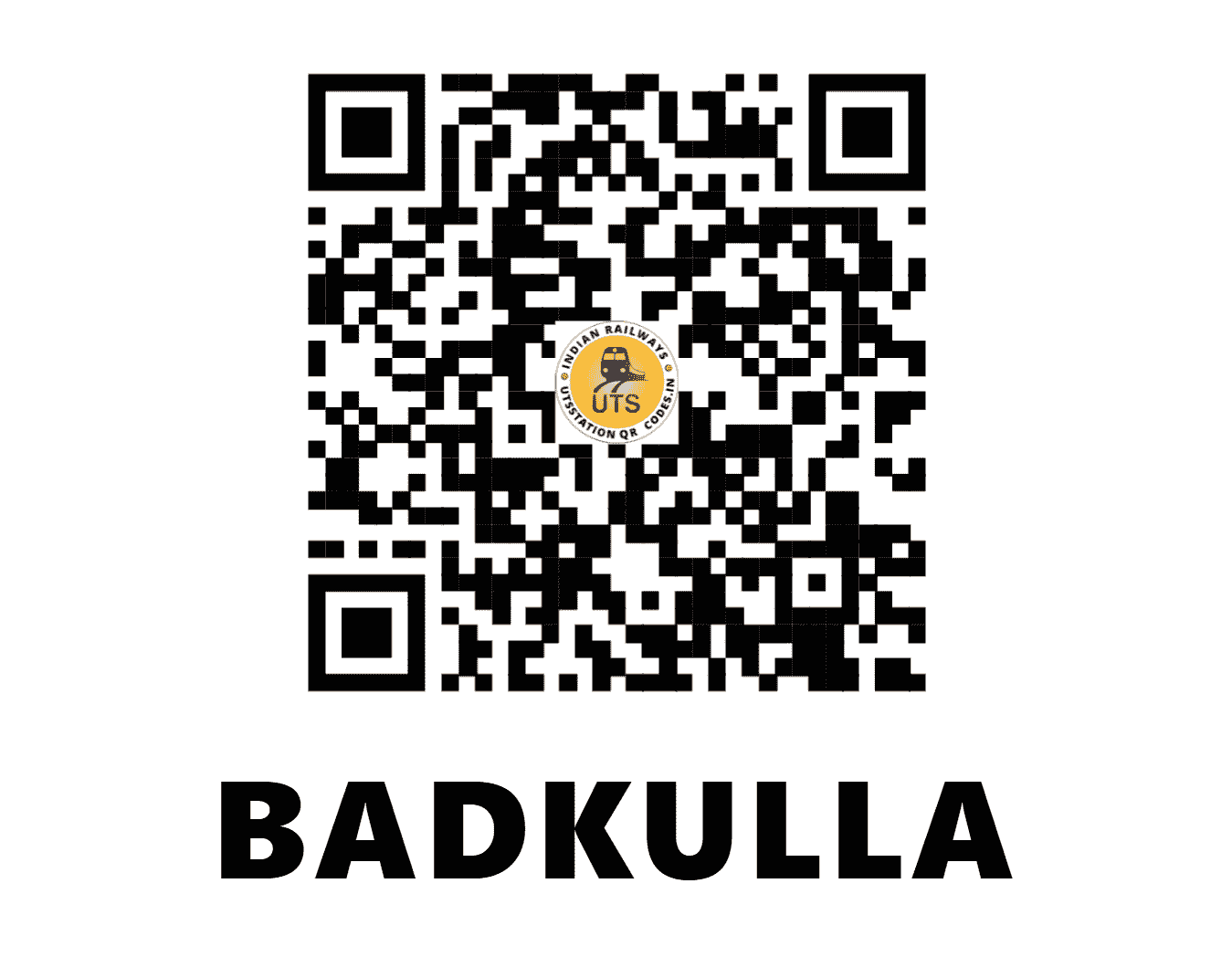 UTS QR Code for BADKULLA - BDZ (ER - WEST BENGAL)